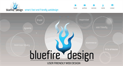 Desktop Screenshot of bluefiredesign.com